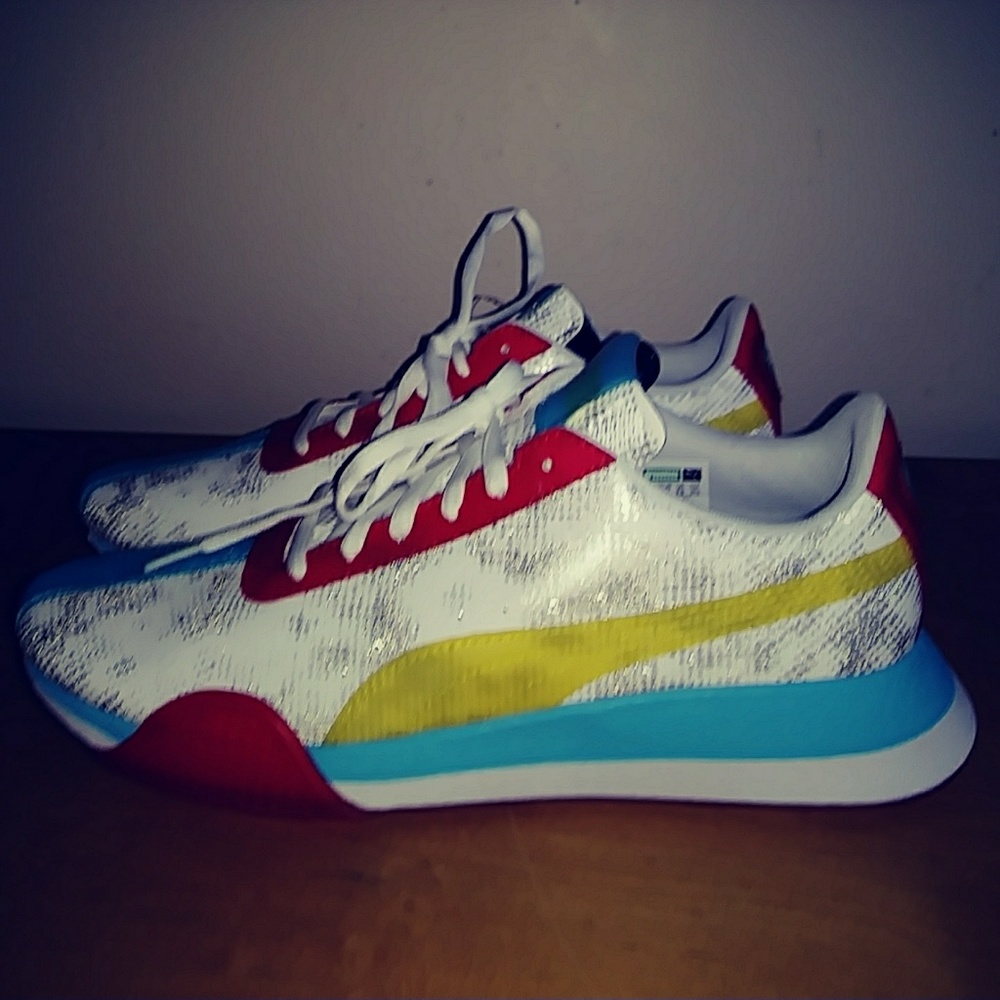 Puma Men's 9.5 D Soft Foam Athletic Shoes - Picture 3 of 6